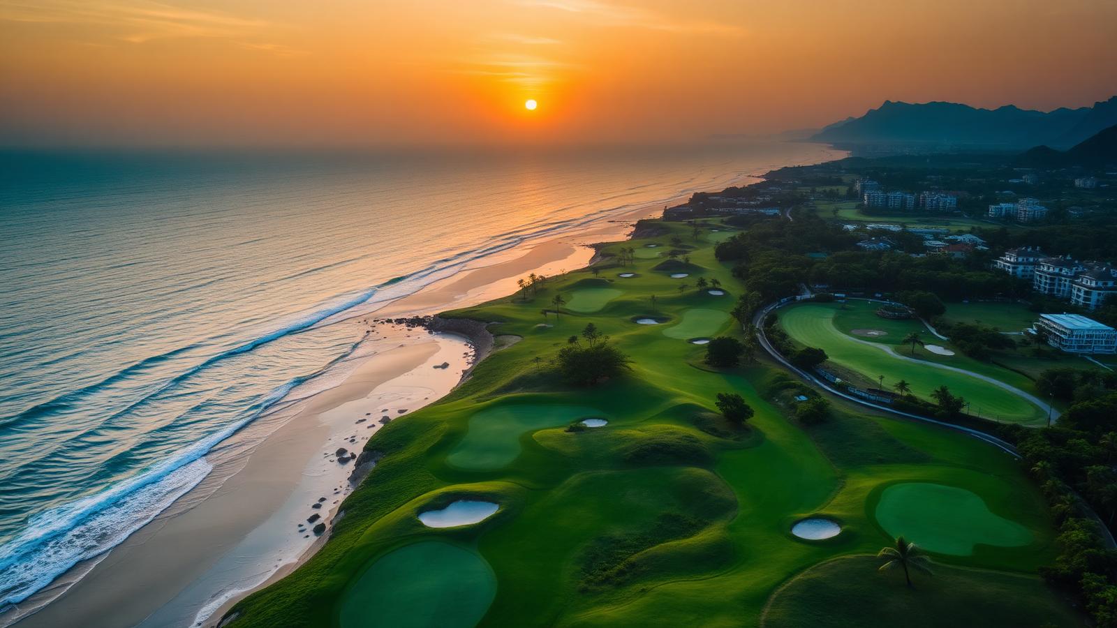Da Nang coastal championship golf course — flagship scheduled departure